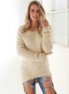 Oasap Solid Color Long Sleeve Winter Warm Sweater