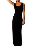Oasap Women's Casual Solid Color Sleeveless Slim Fit Maxi Dress