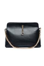 Oasap Letter Pendant Single Chain Strap Shoulder Bag