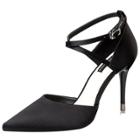 Oasap Pointed Toe Cross Strap High Heels Pumps