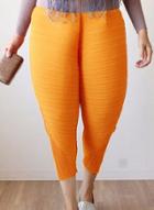 Oasap Loose Fashion Drumstick Design Solid Color Harem Pants