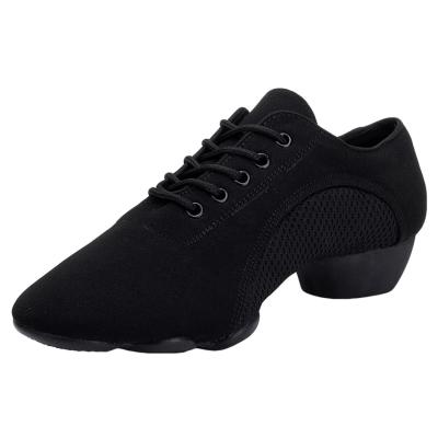 Oasap S Round Toe Solid Color Low Heel Dancing Shoes