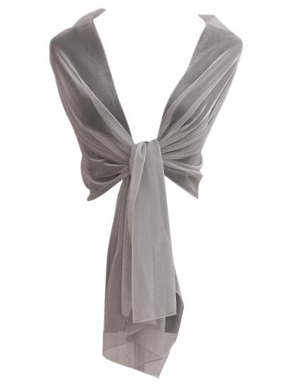 Oasap Elegant Solid Color Metallic Wrap Scarves