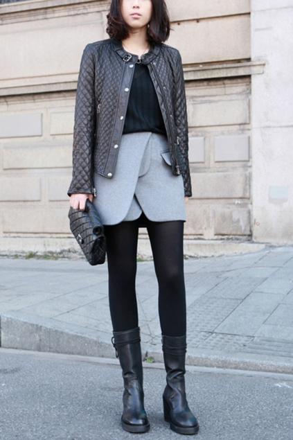 Oasap Blazer Design Skirt