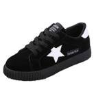 Oasap Fashion Star Lace-up Flat Sneakers