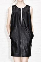 Oasap Fashion Contrast Piping Mini Dress
