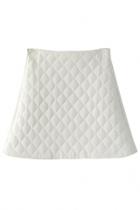 Oasap Classic Simple Quilting A-line Medi Skirt