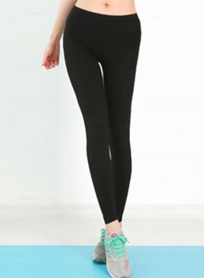 Oasap Women's Stretchy Wide Waistband Skinny Sports Ankle Leggings