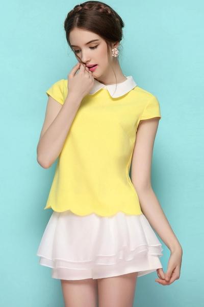 Oasap Heavenly Cap Sleeve Lace Matching Sets