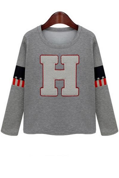 Oasap H Fleece Sweatshirt