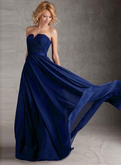 Oasap Strapless Off Shoulder Sleeveless Backless Bidesmaid Prom Long Dress