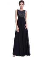 Oasap Women's Elegant Solid Sleeveless Maxi Evening Prom Dress