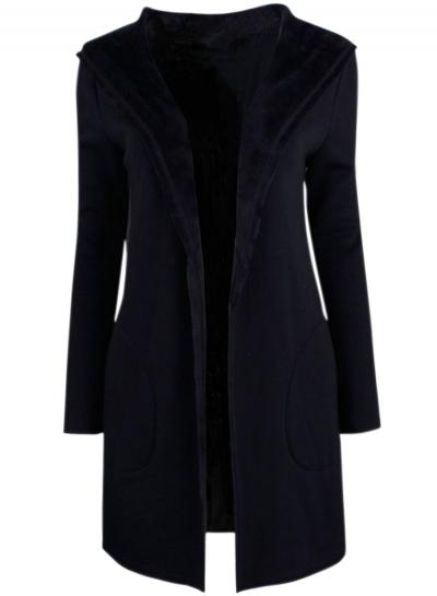 Oasap Women's Fashion Open Front Knit Hooded Coat Outwear