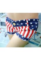 Oasap Sexy Stars And Stripes Printing Shorts