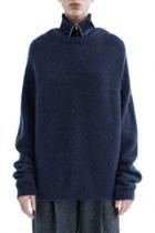Oasap Simple Ribbed Hem Pullover Sweater