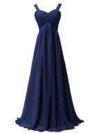 Oasap Women's Empire Waist Ball Gown Prom Bridesmaid Maxi Dress