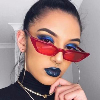 Oasap Fashion Transparent Small Frame Cat Eye Outdoor Sunglasses
