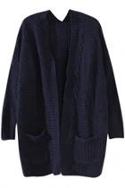 Oasap Sweet Twisted Pattern Cardigan Sweater
