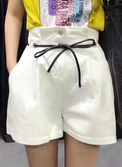 Oasap High Waist Loose Fit Denim Shorts