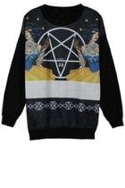 Oasap All-matching Cartoon Sweatshirt