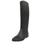 Oasap Women's Solid Color Round Toe Pvc Mid-calf Boots
