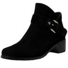 Oasap Fashion Solid Low Block Heels Ankle Boots