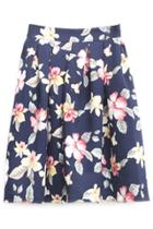 Oasap Knee-length Floral Skirt