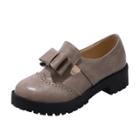 Oasap Hollow Out Bow Low Heels Brogue Shoes
