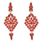 Oasap Red Diamond Ladies Stud Earrings