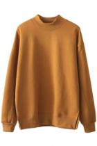 Oasap Basic Solid Side Slits Sweatshirt