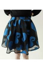 Oasap Vintage Floral Print A-line Skirt
