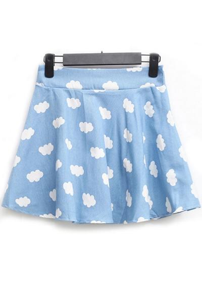 Oasap Cloud A-line Skirt