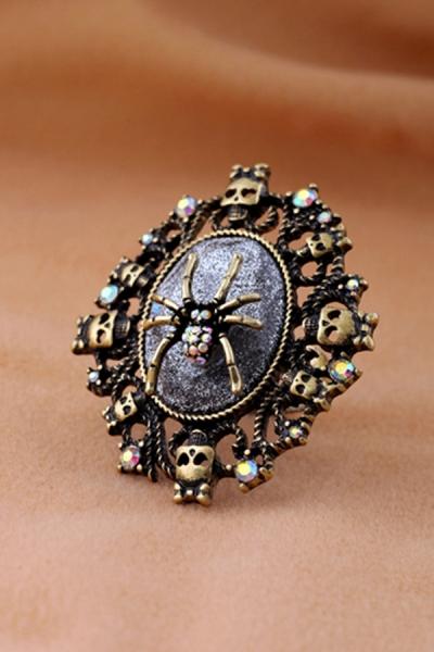 Oasap Vintage Spider Ring