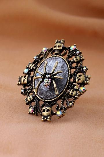 Oasap Vintage Spider Ring