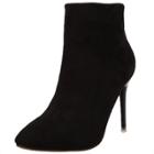 Oasap Pointed Toe Stiletto Solid Color Ankle Boots