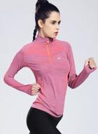 Oasap Long Sleeve Active Tee With Thumb Hole