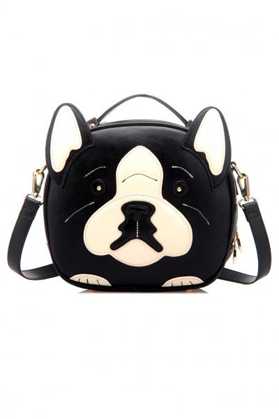 Oasap Cute Dog-shaped Pu Shoulder Bag
