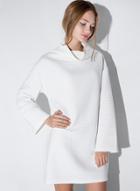 Oasap Women's Oversize Long Sleeve Roll Neck Dress