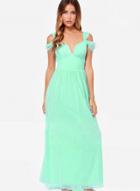 Oasap Sexy Off Shoulder Maxi Prom Dress