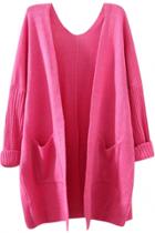 Oasap Sweet Candy Color Cardigan Sweater