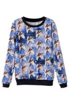 Oasap Galaxy Horse Pattern Sweatshirt