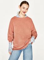 Oasap Casual Loose Fit Knitted Pullover Sweater