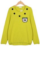 Oasap Star High-low Sweatshirt