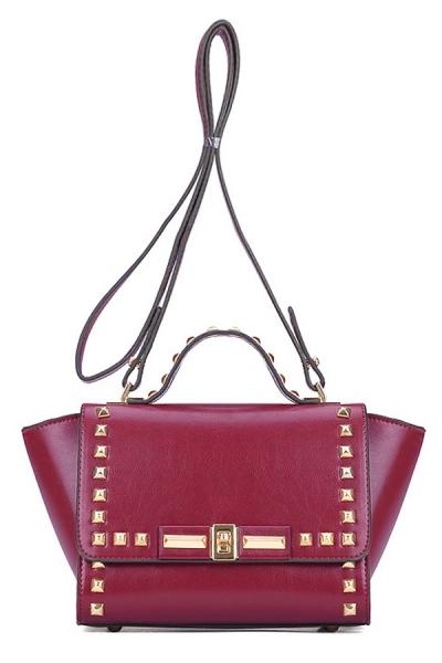 Oasap Eye-catching Studded Shoulder Bag