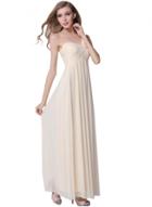 Oasap Women's Elegant Floral Decoration One Shoulder Prom Dress