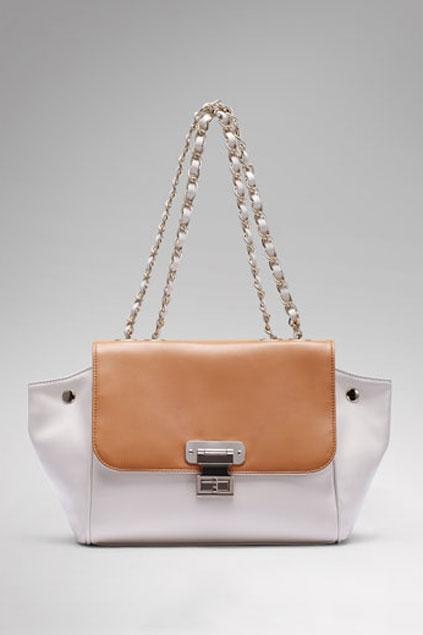 Oasap Bat Shaped Color Block Shoulder Bag