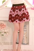 Oasap 3d Flower Mini Skirt