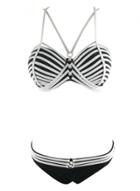 Oasap Fashion Strappy Shoulder Strap Bikini Swimwear