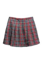 Oasap Preppy Style Plaid Skirt