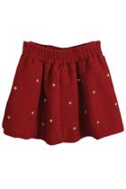 Oasap Star Embellishment A-line Skirt